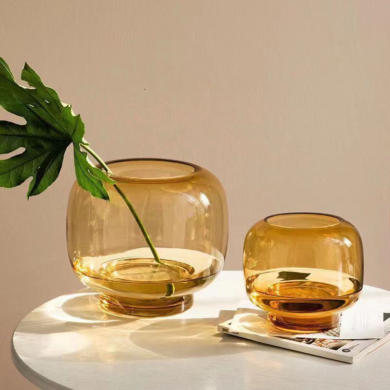 Instagramhoz méltó kerek váza, nagy hassal